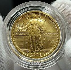 2016 W Standing Liberty Centennial Gold Coin 1/4 oz. 9999 Gold Quarter 16XC