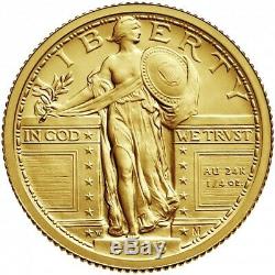 2016 W Standing Liberty QUARTER Centennial 22k. 9999 Gold Coin US MINT SEALED