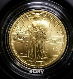 2016-W Standing Liberty Quarter Centennial 1/4 oz Gold Commemorative Coin with OGP