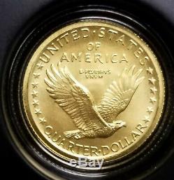2016-W Standing Liberty Quarter Centennial 1/4 oz Gold Commemorative Coin with OGP