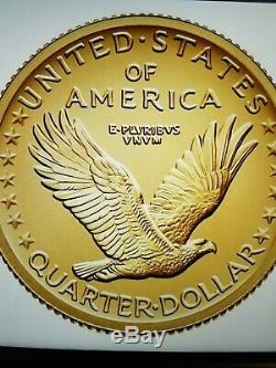 2016 W Standing Liberty Quarter Centennial Gold Coin. 999 16xc