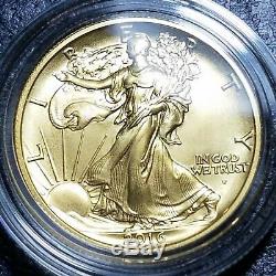 2016-W US Gold Walking Liberty Half Dollar Centennial Commemorative Coin 1/2 oz