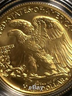 2016 W Walking Liberty 1/2 Oz. 24 Karat Gold Centennial Coin. Limited Mintage