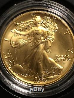 2016 W Walking Liberty 1/2 Oz. 24 Karat Gold Centennial Coin. Limited Mintage