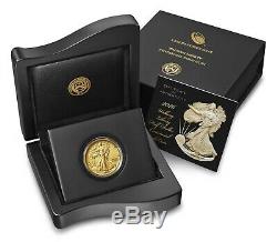 2016 W Walking Liberty Half Centennial Gold Coin 24K WithBox and COA