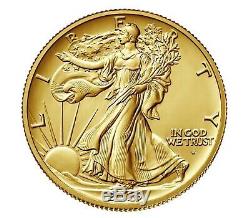 2016 W Walking Liberty Half Centennial Gold Coin 24K WithBox and COA