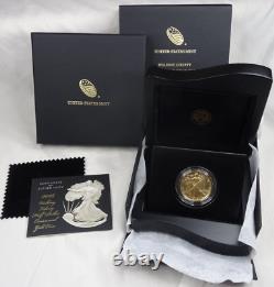 2016-W Walking Liberty Half Dollar 1/2 oz Gold Commemorative Box COA US Mint