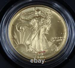2016-W Walking Liberty Half Dollar 1/2 oz Gold Commemorative Box COA US Mint