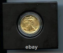 2016 W Walking Liberty Half Dollar Gold Commemorative Coin withBox and COA