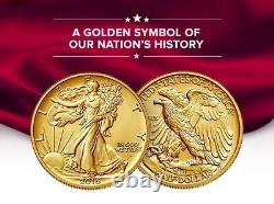 2016 Walking Liberty Half-Dollar Centennial Gold Coin in OGP/COA (16XA)