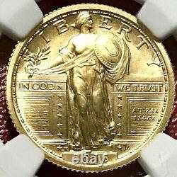 2016-w 1/4oz Gold 100th Anniv. Standing Liberty Quarter Ngc Sp-70 Early Releases