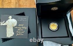 2016 -w Centennial Gold Coin Standing Liberty Quarter Original Mint Pkg & Coa