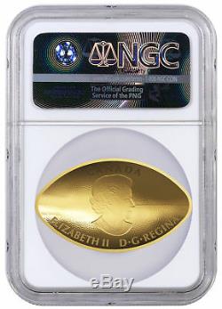 2017 Canada $200 1 oz. Proof Gold Football-Shaped Coin NGC PF70 SKU44732