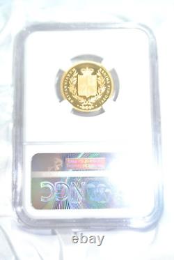 2017 Smithsonian Institution Founder's Set (2) Pc Proof GOLD Coin Set NGC PF70