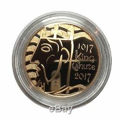 2017 The 1000th Anniversary Coronation of King Canute Gold Proof Five Pound Coin