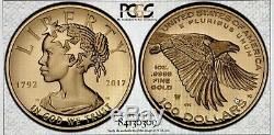 2017-W American Liberty 225th Anniversary $100 Gold Coin FS- PCGS PR69DCAM