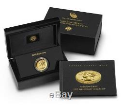 2017 W American Liberty 225th Anniversary Gold Coin WithBox and COA