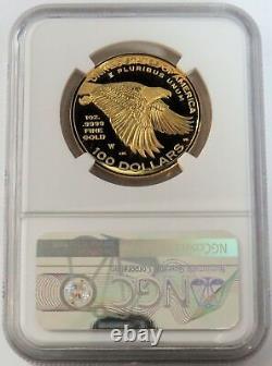 2017 W GOLD US MINT $100 LIBERTY ANNIV HIGH RELIEF 1 oz PROOF COIN NGC PF 70 UC