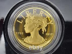 2017-W Proof $100 Gold American Liberty 225th Ann. High Relief 1 oz withOGP