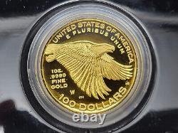 2017-W Proof $100 Gold American Liberty 225th Ann. High Relief 1 oz withOGP