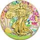 2018 1 Oz Silver $1 Summer American Eagle Gilded Colored Coin