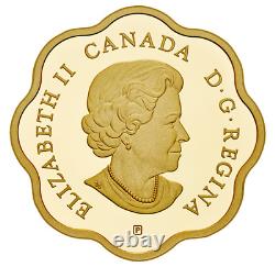 2018 $20 Fine Silver Gold Plated Masters Club Coin Iconic Maple Leaves 167235