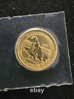 2018 Canada 5 Dollars Polar Bear Privy 1/10 oz. 9999 Fine Gold Coin