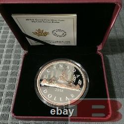 2018 Canada Big Coin Series #1 Voyageur $1 5 OZ Pure Silver with Rose Gold Dollar