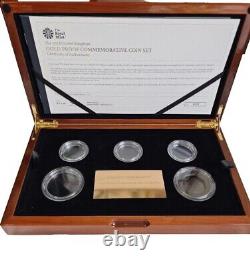 2018 Royal Mint COMMEMORATIVE Gold Proof, Box, Coa and Capsules. NO COINS