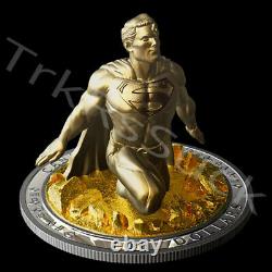2018 Superman The Last Son of Krypton 10 oz Silver & Gold-plated Coin 235/1000