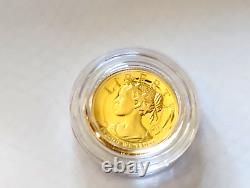 2018-W $10 Proof 1/10 oz Ounce One-Tenth Solid. 9999 Gold American Liberty Coin