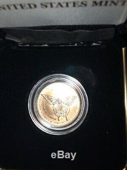 2018 W Breast Cancer Awareness $5 Gold Coin Uncirculated
