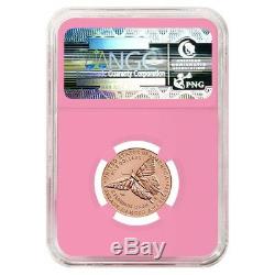 2018 W Breast Cancer Awareness $5 Gold Commemorative NGC MS 70 ER (Pink Holder)