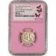 2018-w Us Gold $5 Breast Cancer Commemorative Bu Ngc Ms70 Early Releases Pink