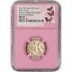 2018-w Us Gold $5 Breast Cancer Commemorative Bu Ngc Ms70 First Day Issue Pink