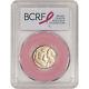 2018-w Us Gold $5 Breast Cancer Commemorative Bu Pcgs Ms69 First Strike Pink