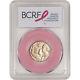 2018-w Us Gold $5 Breast Cancer Commemorative Bu Pcgs Ms70 First Strike Pink