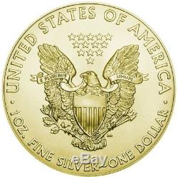 2019 1 Oz Silver $1 GENERAL ROBERT LEE CONFEDERATE FLAG EAGLE Coin, 24K GOLD
