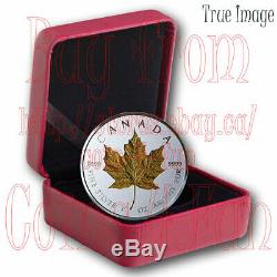 2019 40th Anniversary of Gold Maple Leaf GML $20 1 OZ Pure Silver Coin Canada