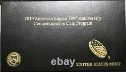 2019 American Legion 100th Annuversary 3 Coin Set $5 Gold Proof Id#ff888