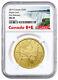 2019 Canada 1 Oz Gold Maple Leaf $50 Coin Ngc Ms69 Fr Exclusive Label Sku55918