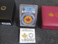 2019 Canada $200 Gold Reverse Proof Maple Leaf Coin (40th Ann. Of GML) PCGS PR70