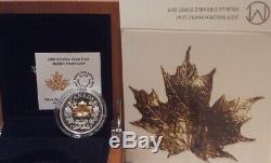 2019 Golden Maple Leaf 3-D Exclusive Masters Club $15 Silver Proof Coin Canada