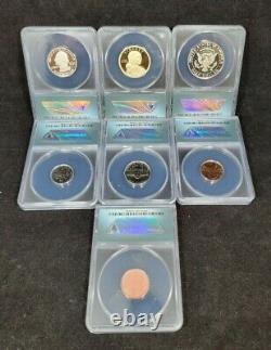 2019-S&D 7-Coin Explore & Discover Set ANACS PR70 DCam/ SP69 (G673)