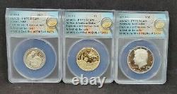 2019-S&D 7-Coin Explore & Discover Set ANACS PR70 DCam/ SP69 (G673)