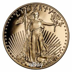 2019 W 1/10 oz Gold American Eagle $5 GEM Proof Coin OGP SKU56150