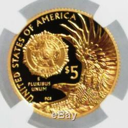 2019-W $5 Proof Gold American Legion 100th Anniversary Coin NGC PF70 UC ER