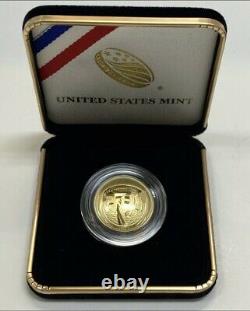 2019 W Apollo 11 50th Anniversary PROOF $5 GOLD Coin West Point US Mint New 19CA