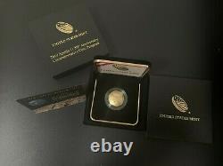 2019-W Apollo 11 50th Anniversary UNCIRCULATED $5 Gold Coin West Point Mint