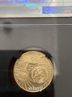 2019-W MS 70 $5 Gold American Legion 100th Anniversary Commemorative NGC